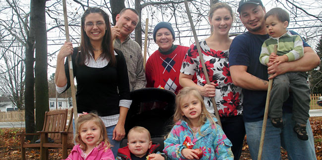 Faith in action, picture of volunteers